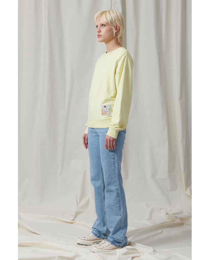 FELPA GIROCOLLO OVERSIZE