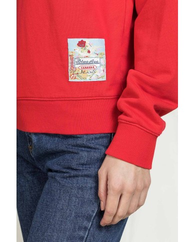 FELPA GIROCOLLO OVERSIZE