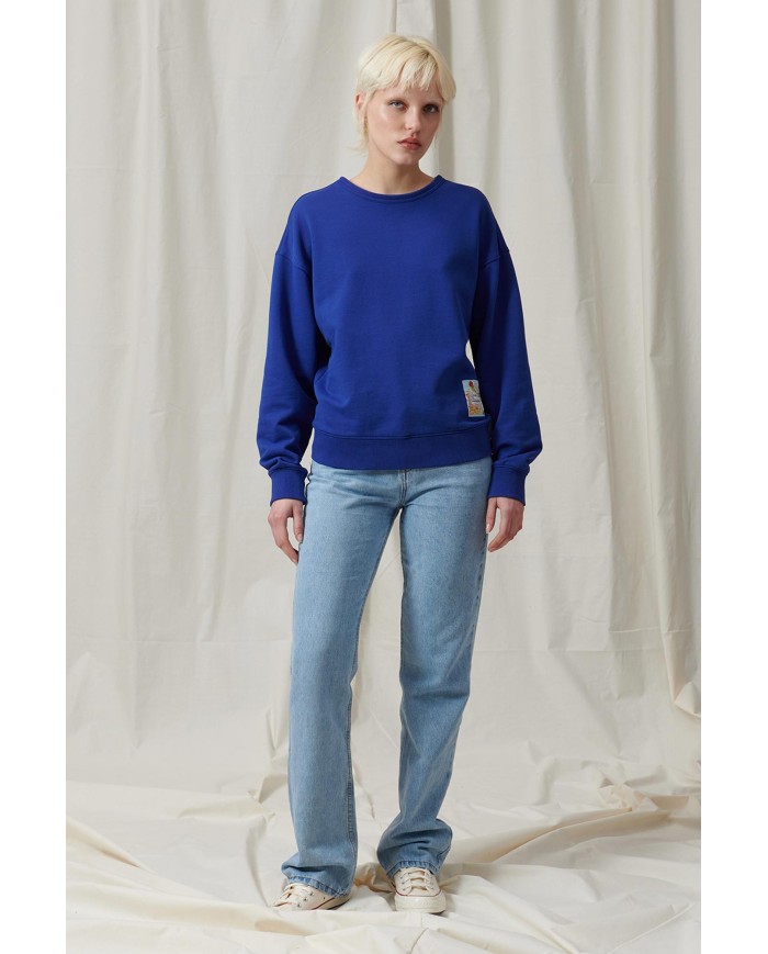 FELPA GIROCOLLO OVERSIZE