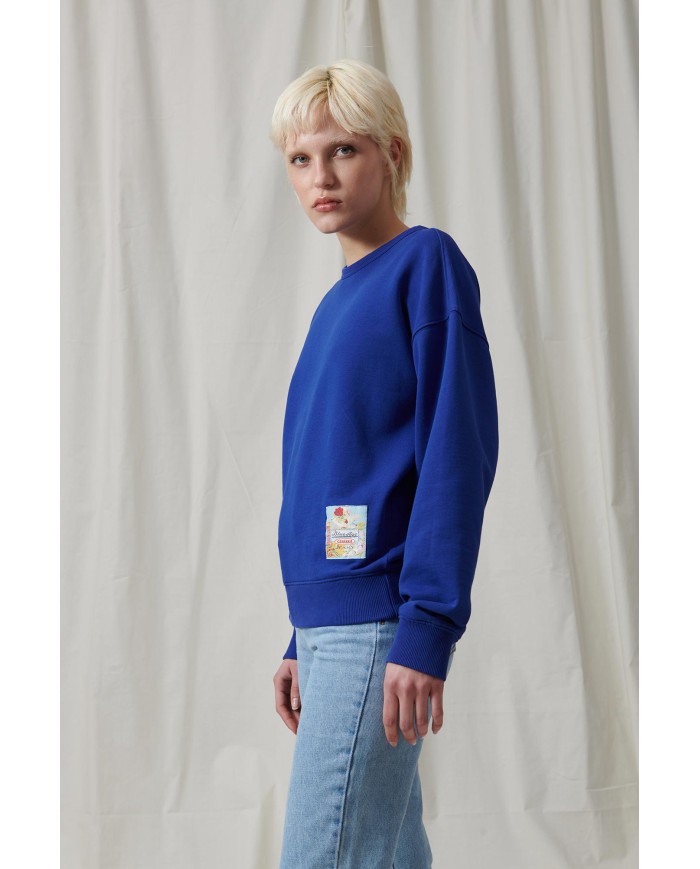 FELPA GIROCOLLO OVERSIZE