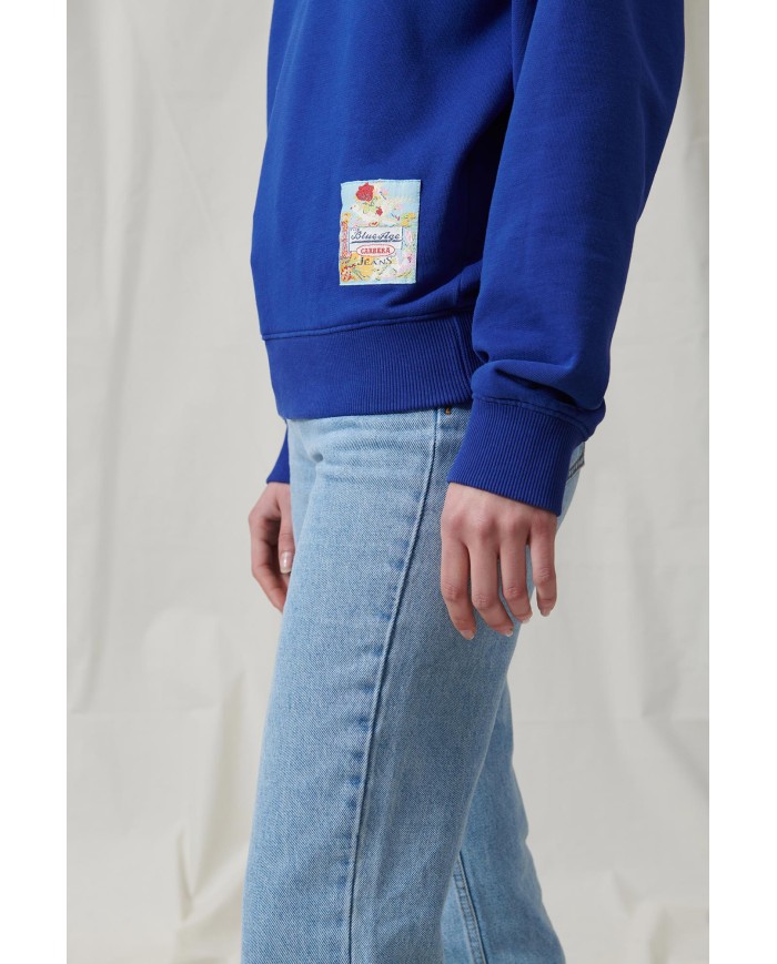 FELPA GIROCOLLO OVERSIZE