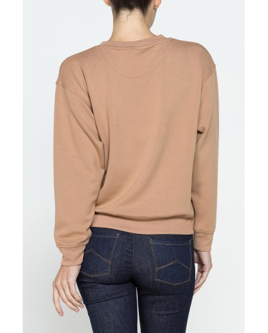 FELPA GIROCOLLO OVERSIZE