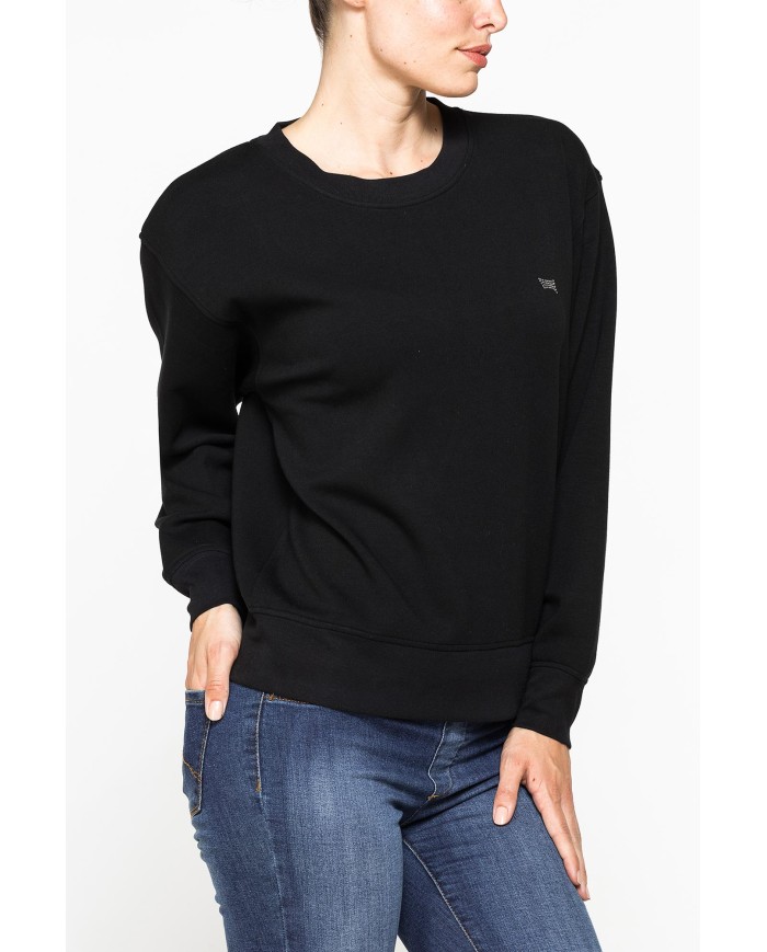 FELPA GIROCOLLO OVERSIZE