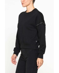 FELPA GIROCOLLO OVERSIZE FIT IN COTONE