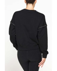 FELPA GIROCOLLO OVERSIZE FIT IN COTONE