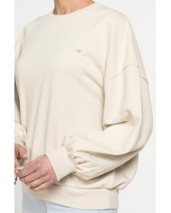 FELPA GIROCOLLO OVERSIZE FIT CON MANICA AMPIA