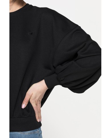 FELPA GIROCOLLO OVERSIZE FIT CON MANICA AMPIA