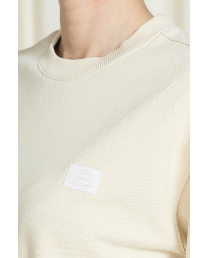 FELPA GIROCOLLO REPLICA OVERSIZE FIT IN PURO COTONE