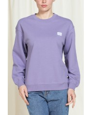 FELPA GIROCOLLO REPLICA OVERSIZE FIT IN PURO COTONE