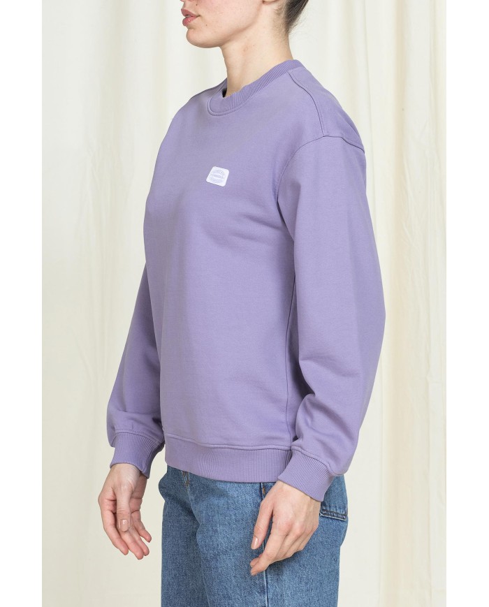 FELPA GIROCOLLO REPLICA OVERSIZE FIT IN PURO COTONE