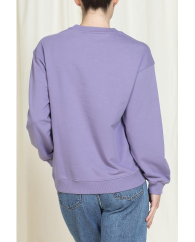 FELPA GIROCOLLO REPLICA OVERSIZE FIT IN PURO COTONE