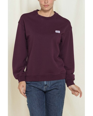 FELPA GIROCOLLO REPLICA OVERSIZE FIT IN PURO COTONE