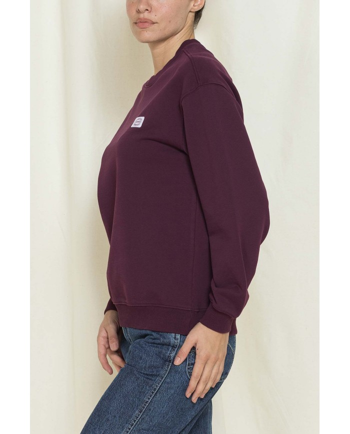 FELPA GIROCOLLO REPLICA OVERSIZE FIT IN PURO COTONE