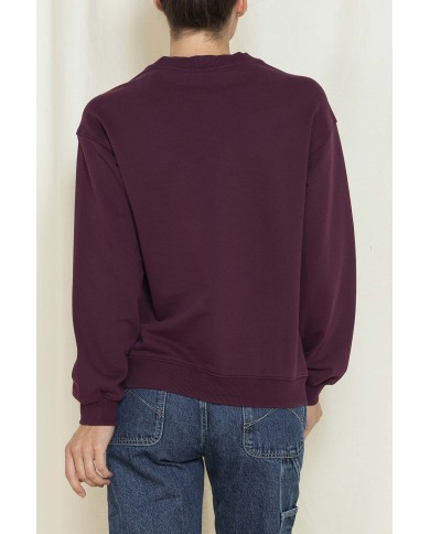 FELPA GIROCOLLO REPLICA OVERSIZE FIT IN PURO COTONE