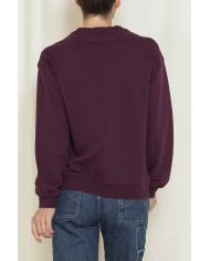 FELPA GIROCOLLO REPLICA OVERSIZE FIT IN PURO COTONE