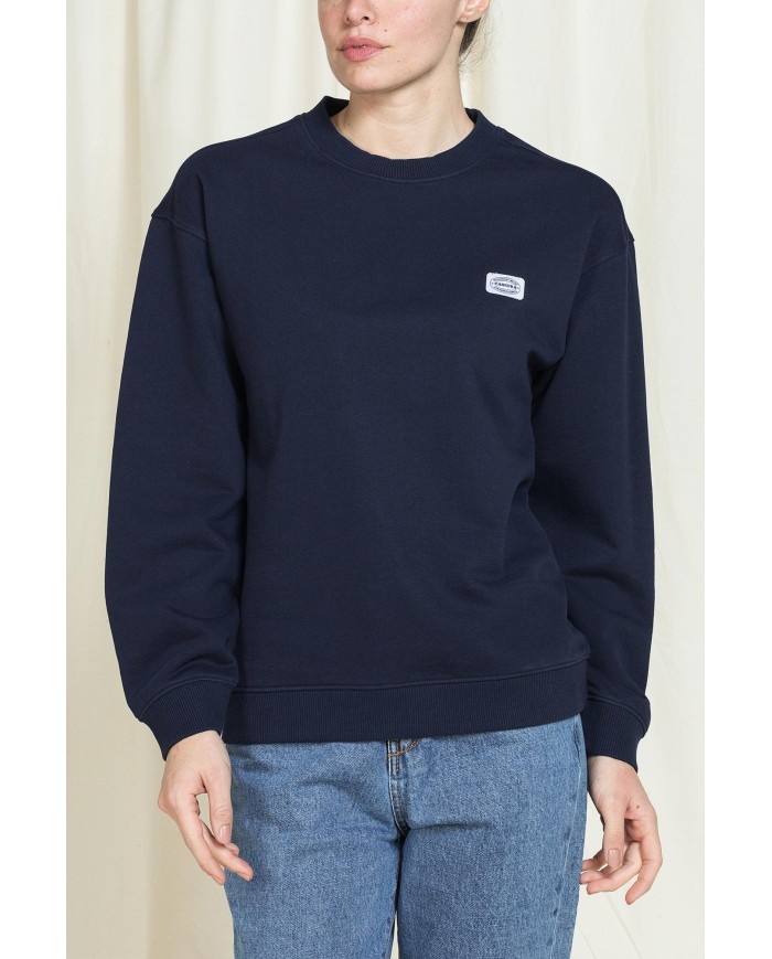 FELPA GIROCOLLO REPLICA OVERSIZE FIT IN PURO COTONE