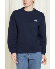 FELPA GIROCOLLO REPLICA OVERSIZE FIT IN PURO COTONE