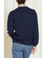 FELPA GIROCOLLO REPLICA OVERSIZE FIT IN PURO COTONE