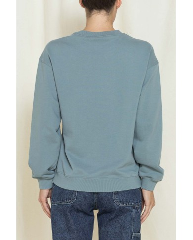 FELPA GIROCOLLO REPLICA OVERSIZE FIT IN PURO COTONE