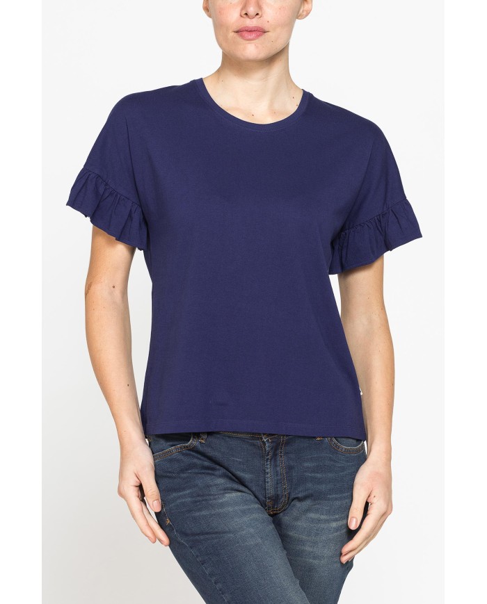 T-SHIRT MANICA CORTA CON ROUGES COMFORT FIT