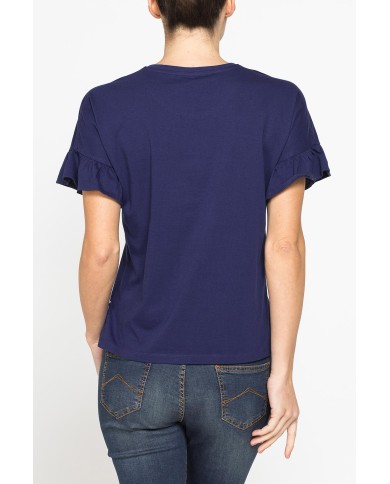 T-SHIRT MANICA CORTA CON ROUGES COMFORT FIT