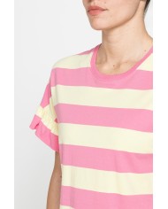 T-SHIRT MANICA CORTA CON ROUGES COMFORT FIT