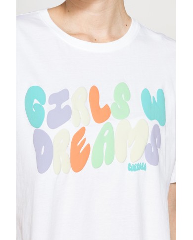 T-SHIRT OVERSIZE MODELLO BOYFRIEND CON STAMPA