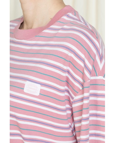 T-SHIRT GIROCOLLO REPLICA IN JERSEY  OVERSIZE FIT