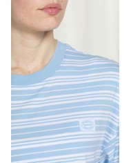 T-SHIRT GIROCOLLO REPLICA IN JERSEY  OVERSIZE FIT