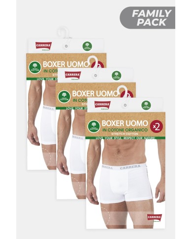 CONFEZIONE DA 6 BOXER UOMO