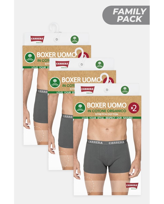 CONFEZIONE DA 6 BOXER UOMO