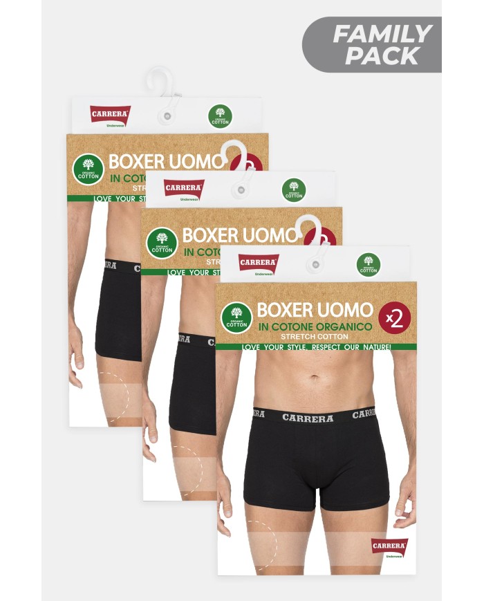 CONFEZIONE DA 6 BOXER UOMO