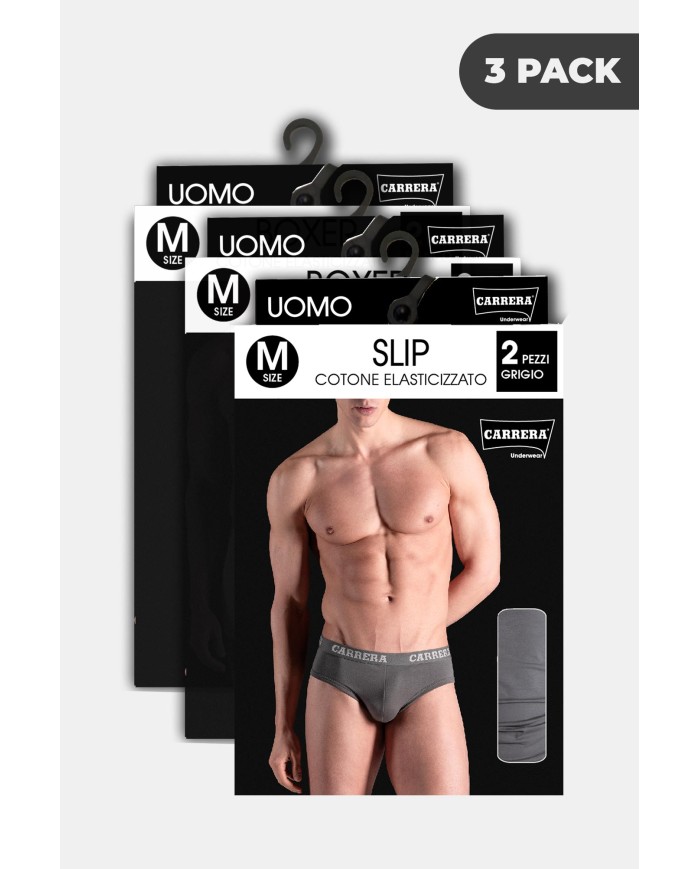 CONFEZIONE DA 6 SLIP UOMO