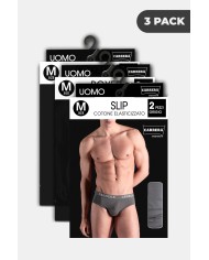 CONFEZIONE DA 6 SLIP UOMO