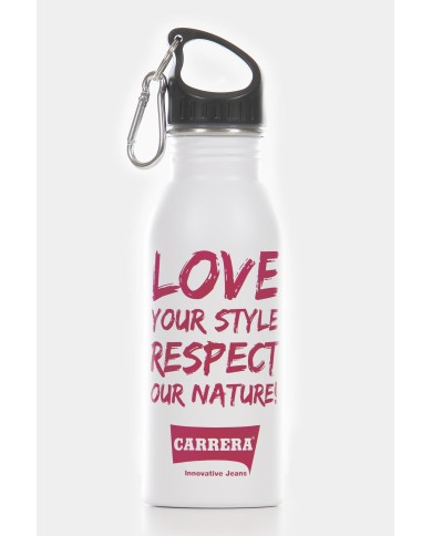 BORRACCIA da 550 ml in acciaio 100% riciclabile. BORRACCIA da 550 ml in acciaio 100% riciclabile.