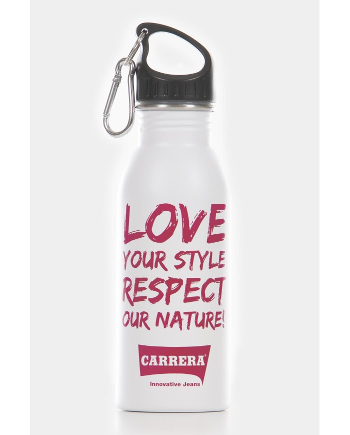 BORRACCIA da 550 ml in acciaio 100% riciclabile.