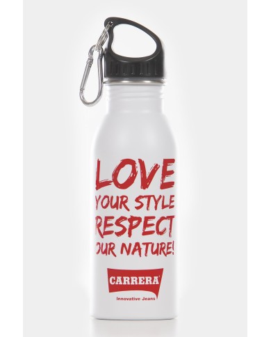 BORRACCIA da 550 ml in acciaio 100% riciclabile.