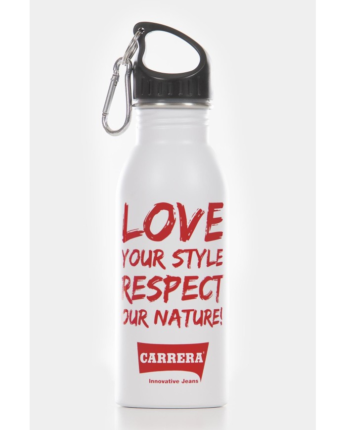 BORRACCIA da 550 ml in acciaio 100% riciclabile.