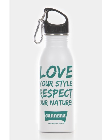 BORRACCIA da 550 ml in acciaio 100% riciclabile.