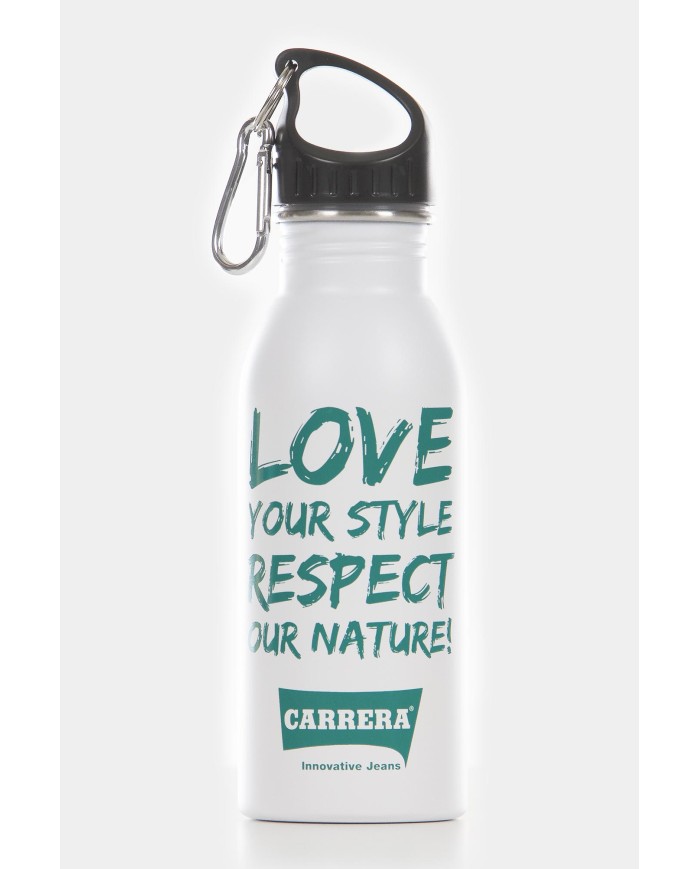 BORRACCIA da 550 ml in acciaio 100% riciclabile.