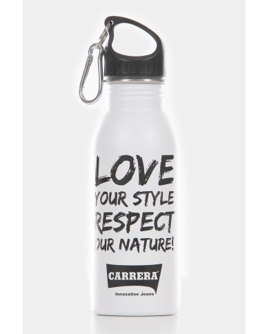 BORRACCIA da 550 ml in acciaio 100% riciclabile.