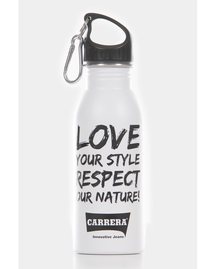 BORRACCIA da 550 ml in acciaio 100% riciclabile.