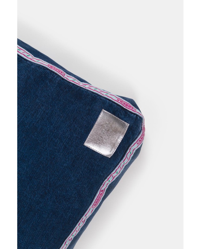 CUSCINO IN DENIM RICICLATO PER CANI DI PICCOLA TAGLIA