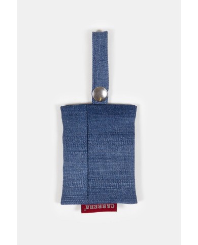 PORTA SACCHETTI PER ANIMALI IN DENIM RIUTILIZZATO