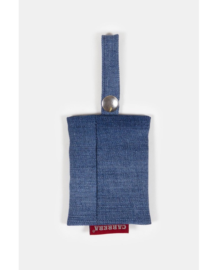 PORTA SACCHETTI PER ANIMALI IN DENIM RIUTILIZZATO