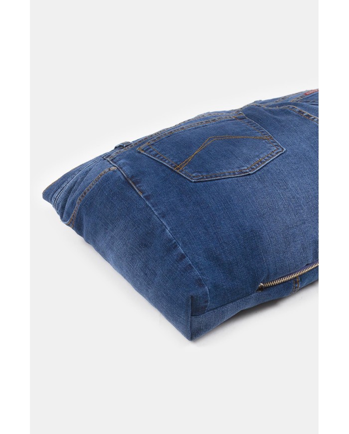 CUSCINO PER CANI SFODERABILE IN DENIM RICICLATO 80 x 60 cm