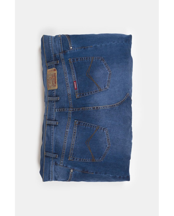 CUSCINO PER CANI SFODERABILE IN DENIM RICICLATO 60 x 40 cm