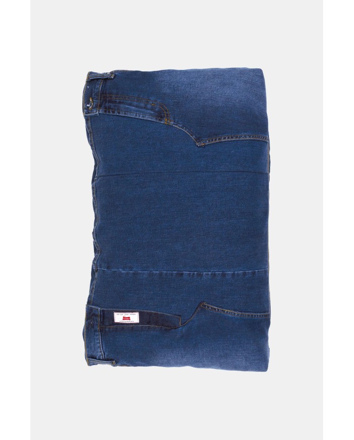CUSCINO PER CANI SFODERABILE IN DENIM RICICLATO 60 x 40 cm