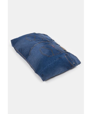 CUSCINO PER CANI SFODERABILE IN DENIM RICICLATO 60 x 40 cm