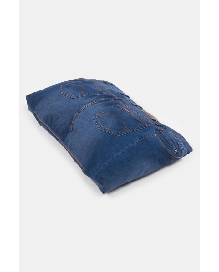 CUSCINO PER CANI SFODERABILE IN DENIM RICICLATO 60 x 40 cm